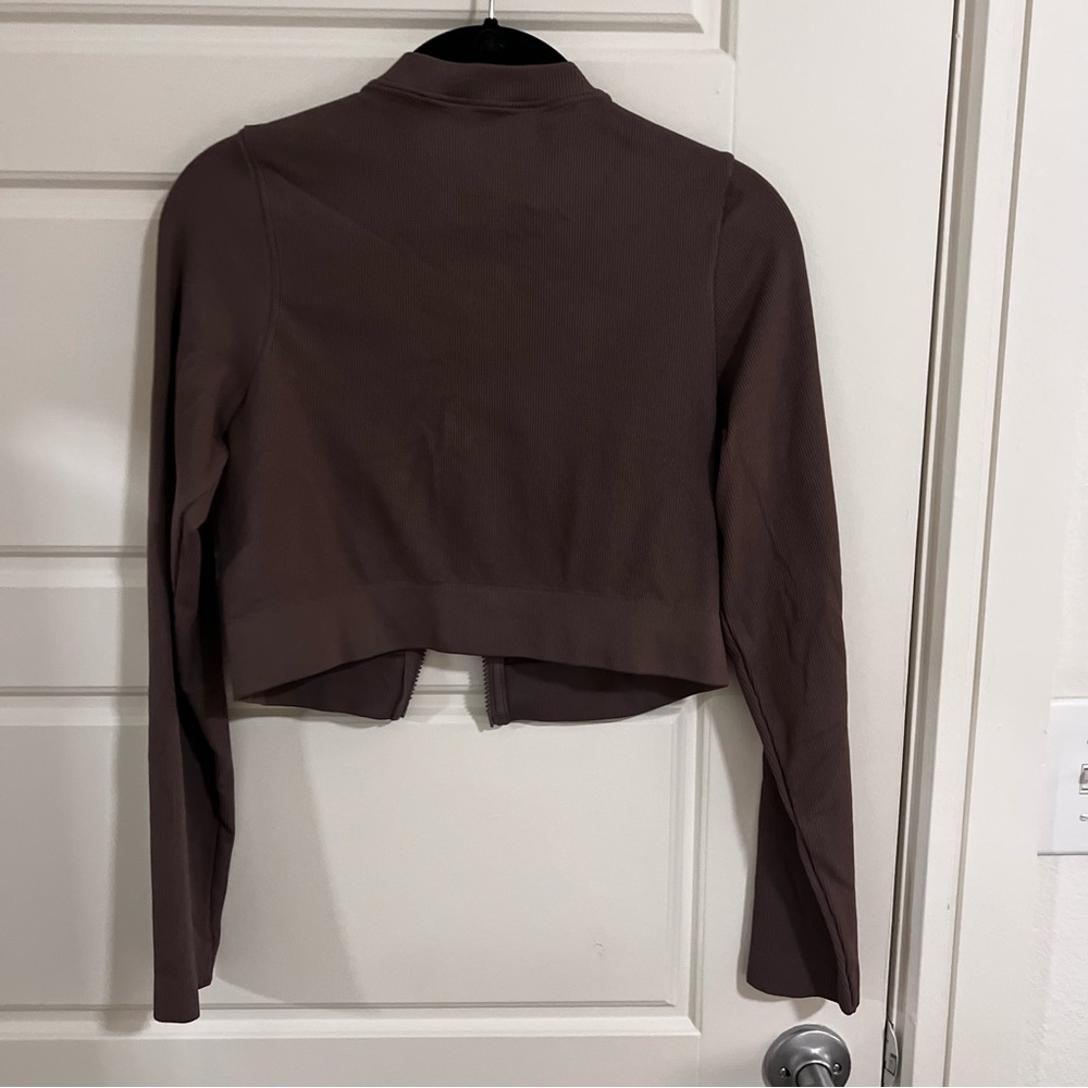 Set Active Cropped Jacket Top - image 3